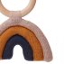 Anneau de dentition Aria Arc-en-ciel - Moutarde