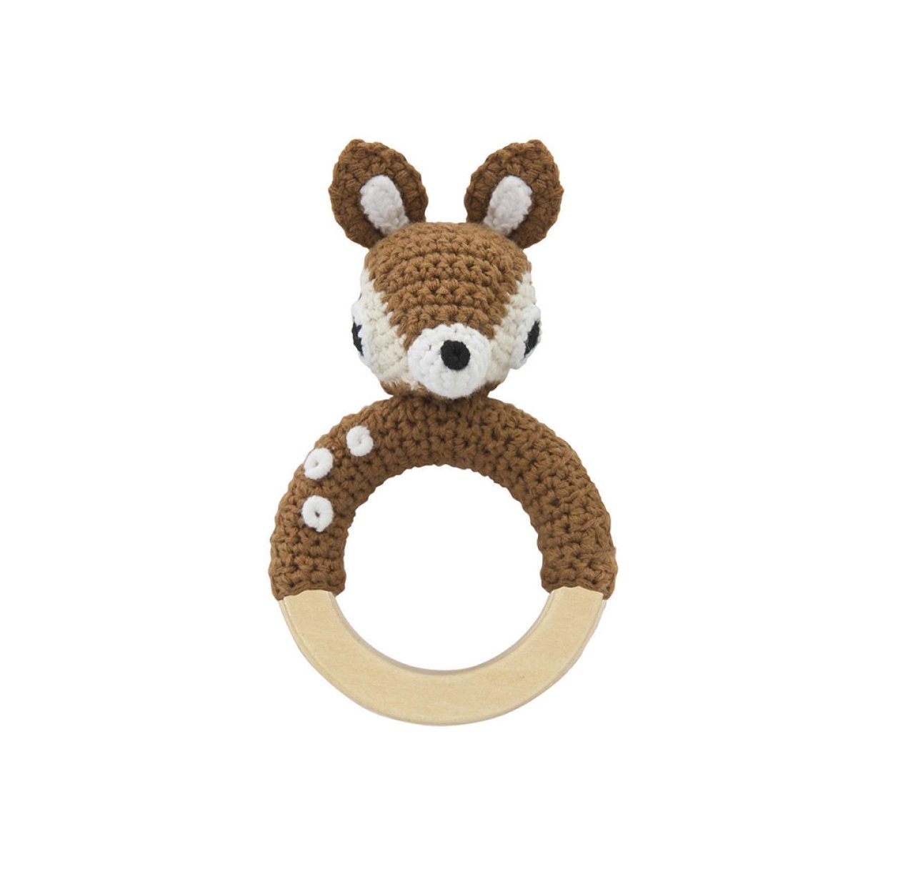 Anneau hochet Faon
