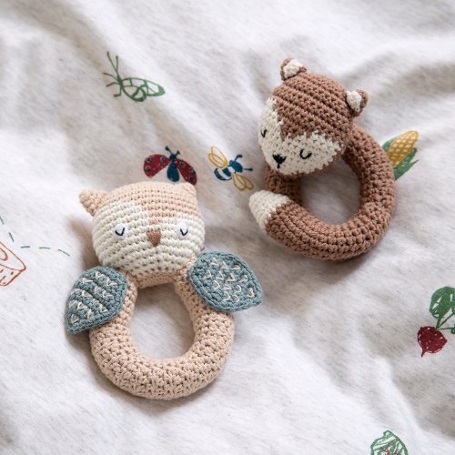 Anneau hochet Renard