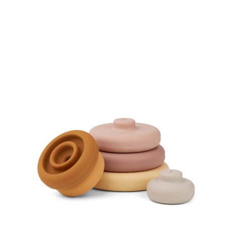 Anneaux à empiler Dag - Rose mix