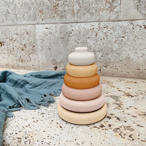 Anneaux à empiler Dag - Rose mix