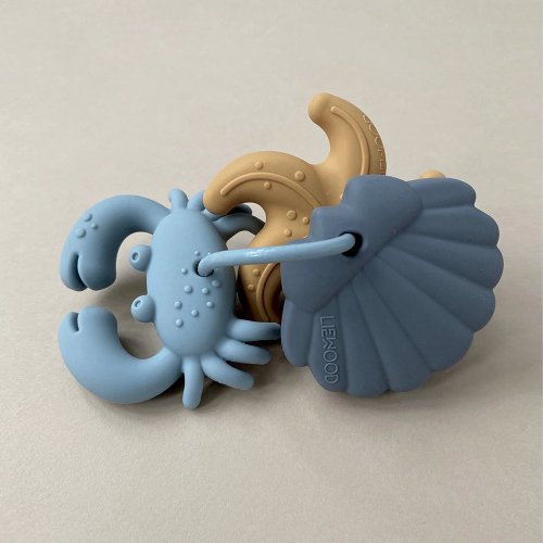 Jouets de dentition Coquillages Tonk - Bleu
