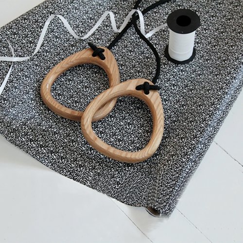 Anneaux de gymnastique - Noir