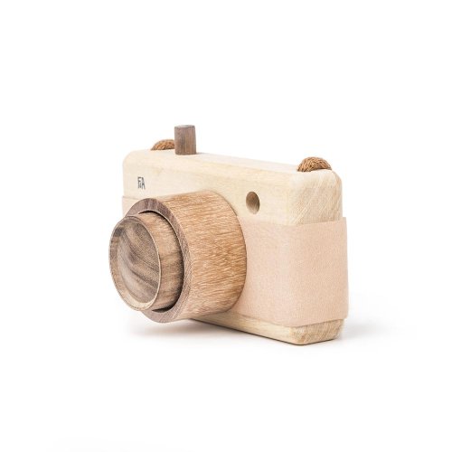 Appareil Photo en bois - Rose
