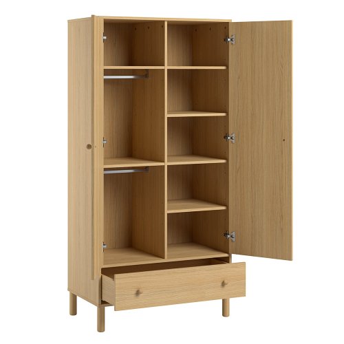 Armoire 2 portes Tela - Chêne