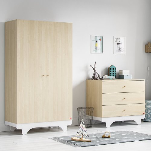 Armoire 2 portes Playwood - Bouleau