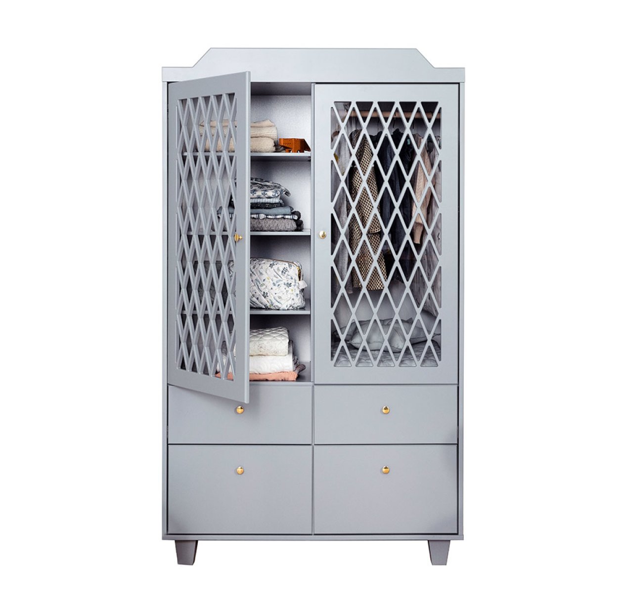 Armoire Harlequin - Gris clair