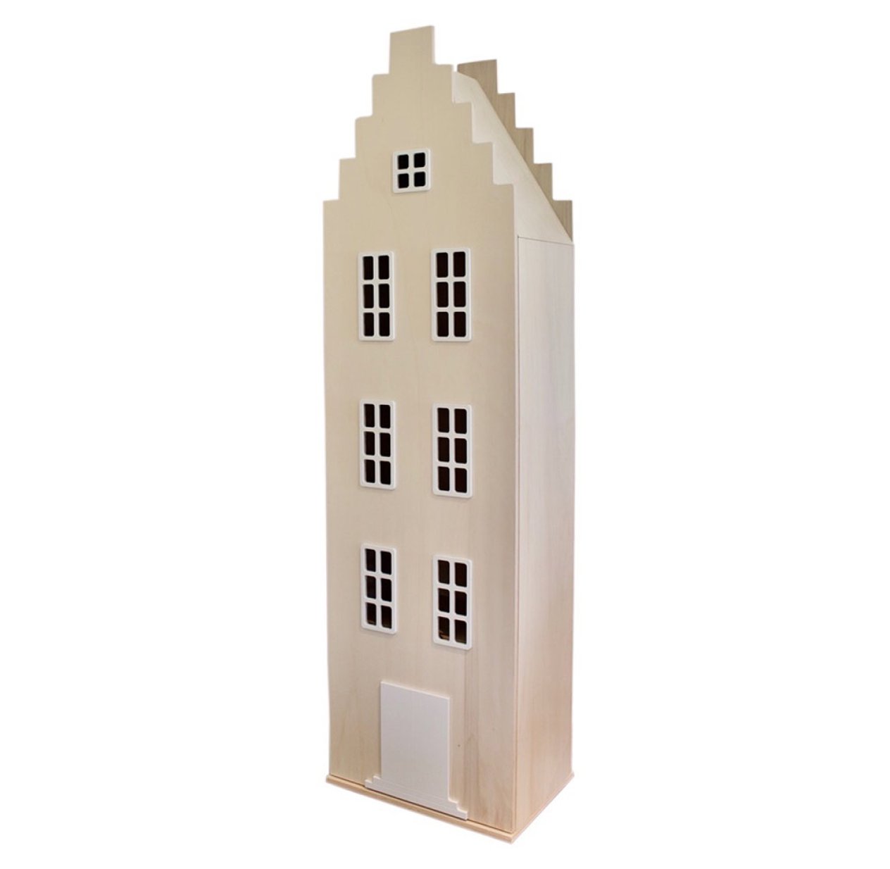 Armoire maison Amsterdam Escalier - Bois brut