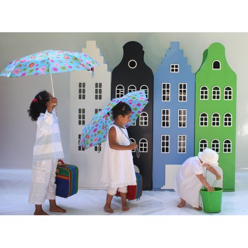 Armoire maison Amsterdam cloche - Bleu nuit