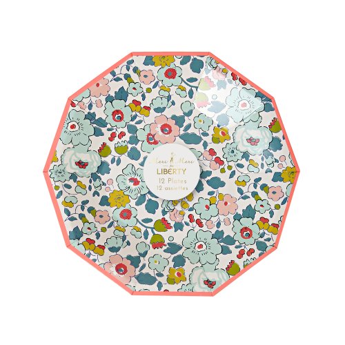 12 petites assiettes Liberty Betsy
