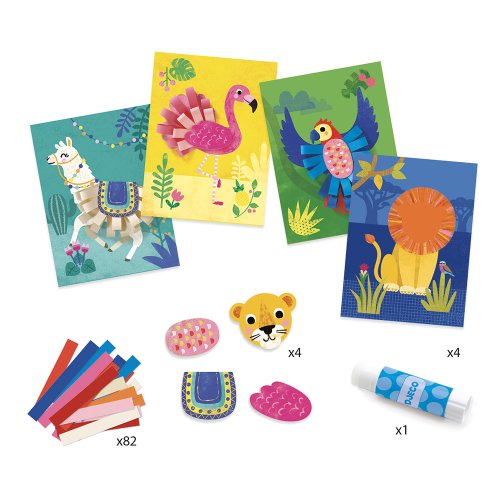 Atelier Collages - Avec des Bouclettes