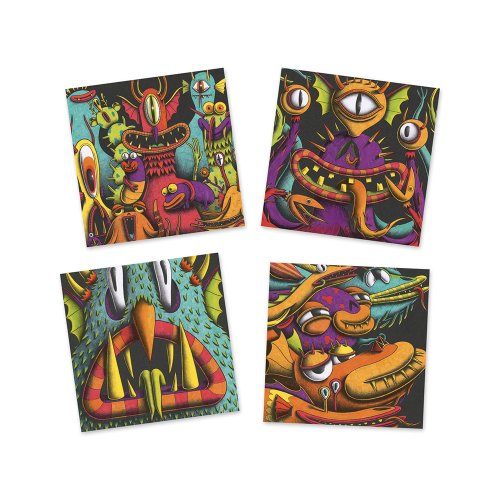 Feutres pinceaux 3D - Funny Freaks