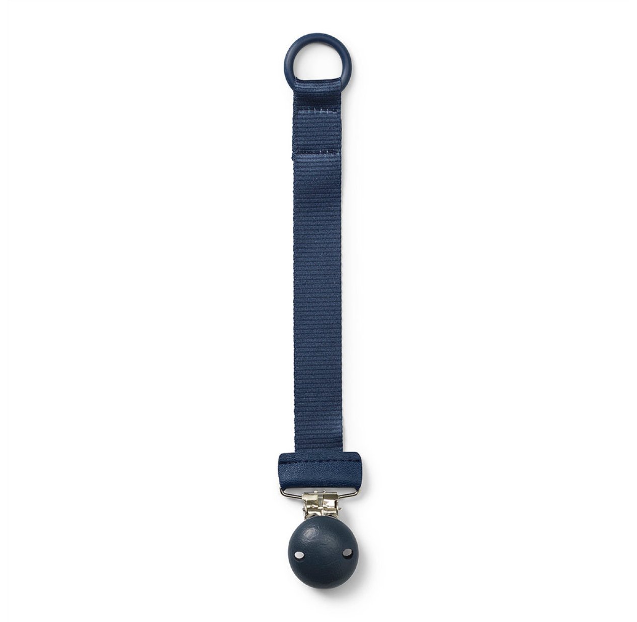 Attache-Tétine Bois - Bleu nuit