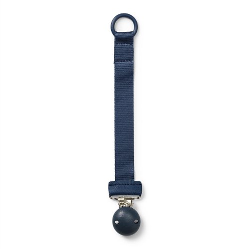 Attache-Tétine Bois - Bleu nuit