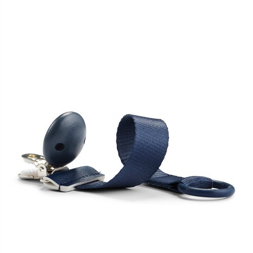 Attache-Tétine Bois - Bleu nuit