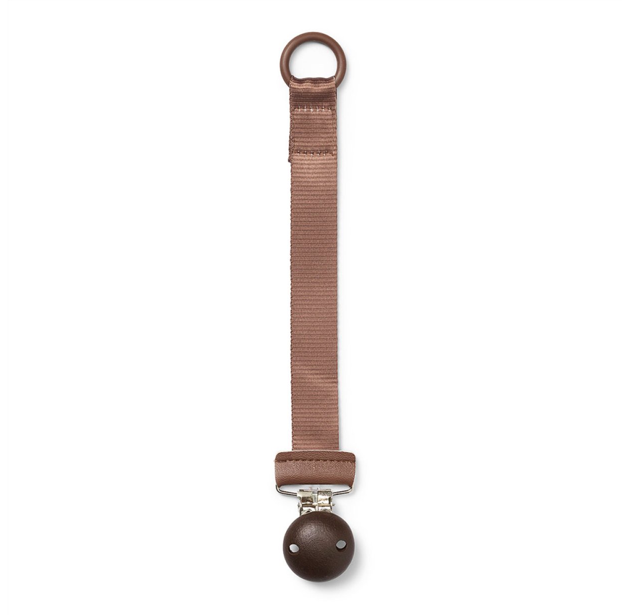Attache-Tétine Bois - Chocolat