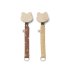 Set de 2 accroche-tétines Sia Confetti - Terracotta