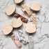 Set de 2 accroche-tétines Sia Confetti - Terracotta