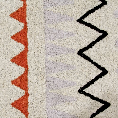 Tapis Azteca Natural - Terracotta