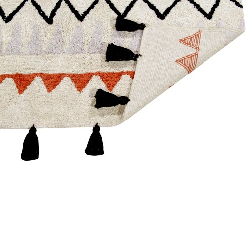 Tapis Azteca Natural - Terracotta