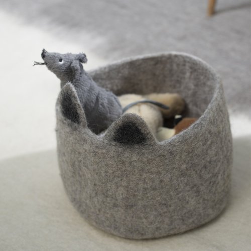 Calebasse en feutre Pasu Catty - Pierre clair