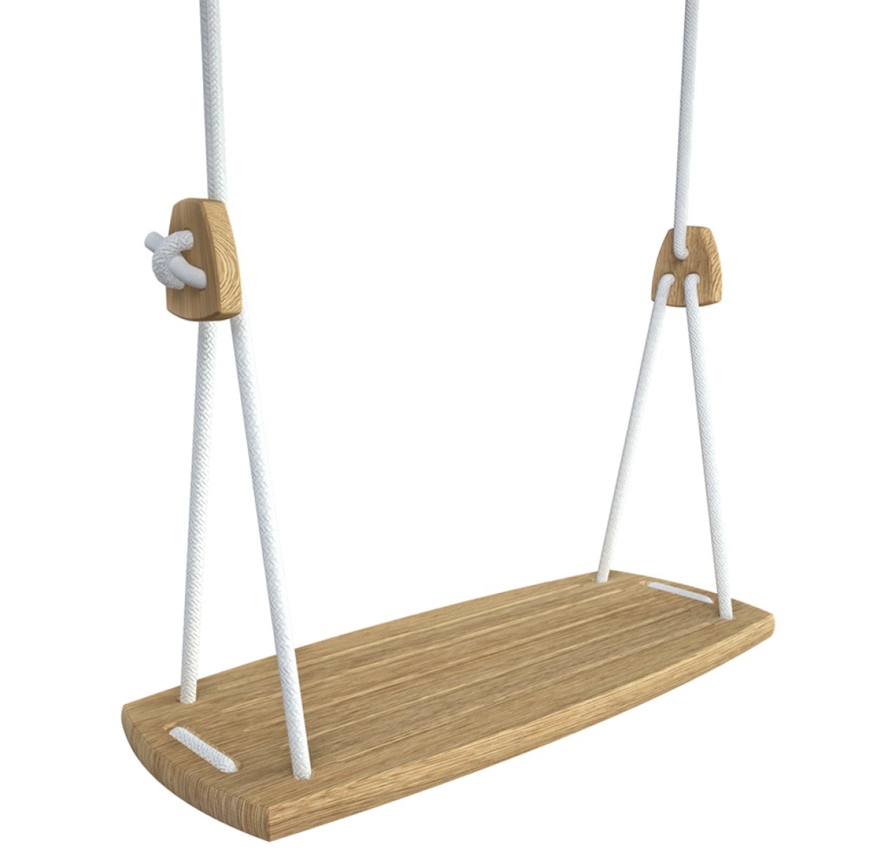 Balançoire en chêne Blanc Lillagunga pour chambre enfant Les Enfants du Design Balançoire en chêne Blanc Lillagunga pour chambre enfant Les Enfants du Design