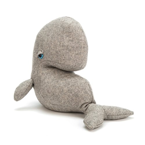 Peluche baleine Pobblewob Whale - Gris