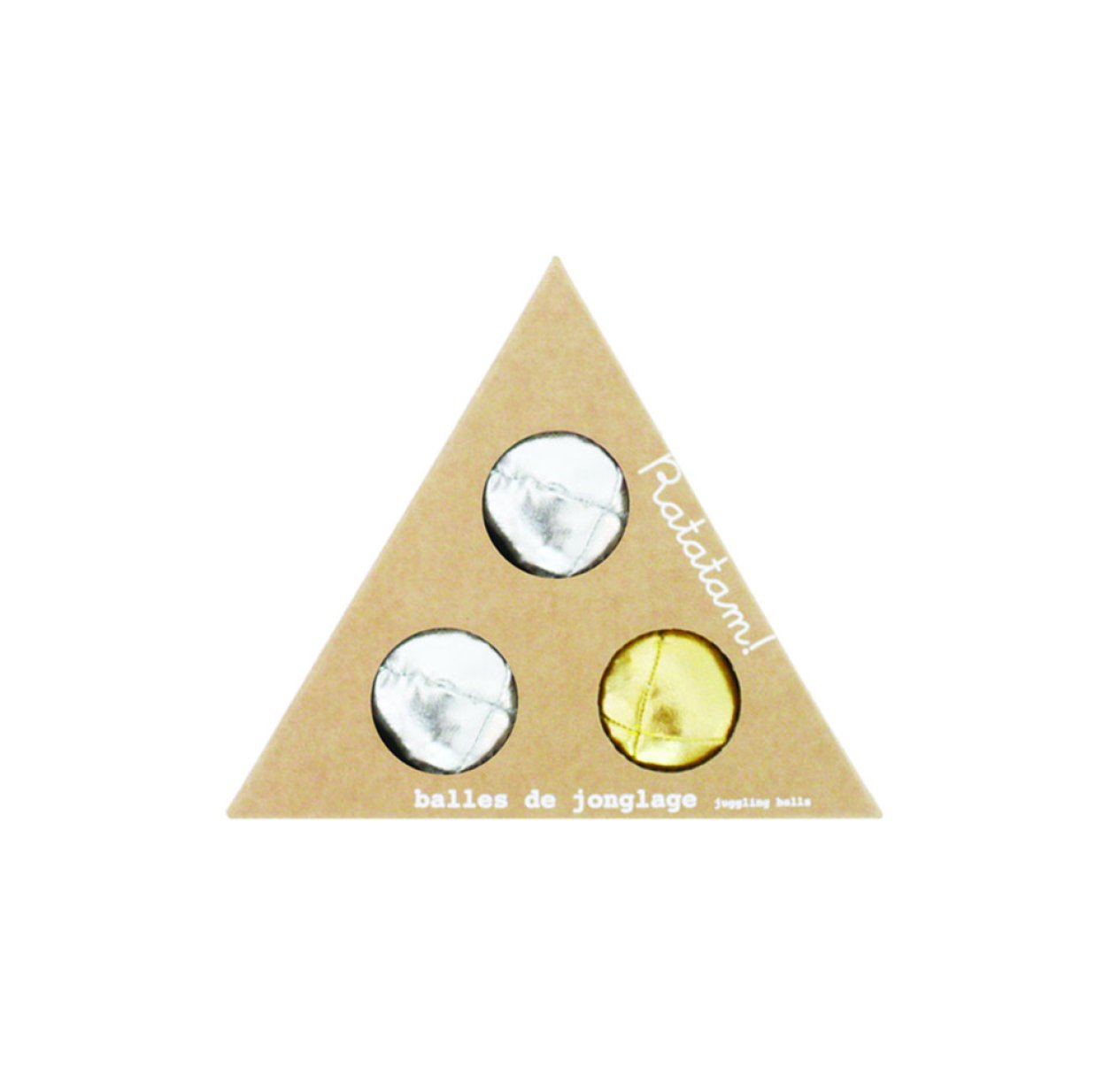 Balles de Jonglage - Or / Argent