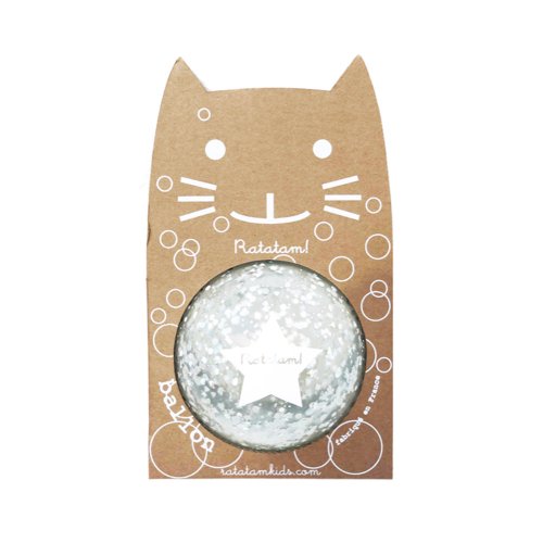 Ballon Bulles 12 cm - Argent