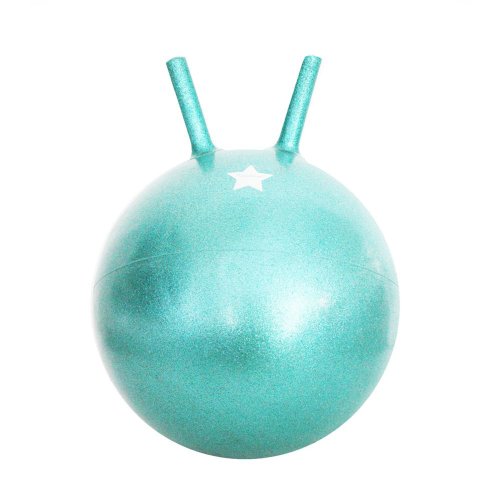 Ballon Sauteur pailleté - Menthe