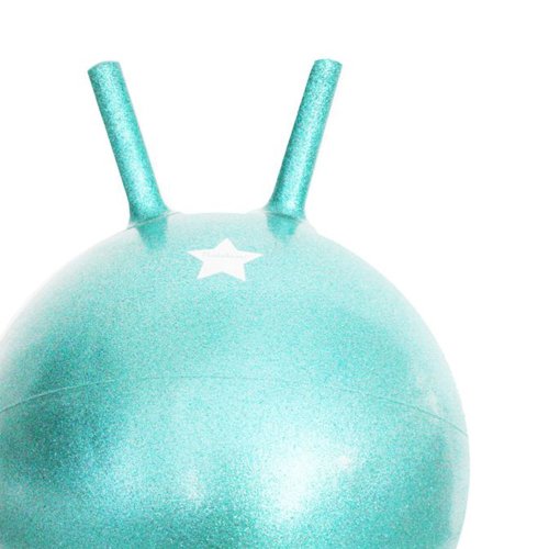 Ballon Sauteur pailleté - Menthe