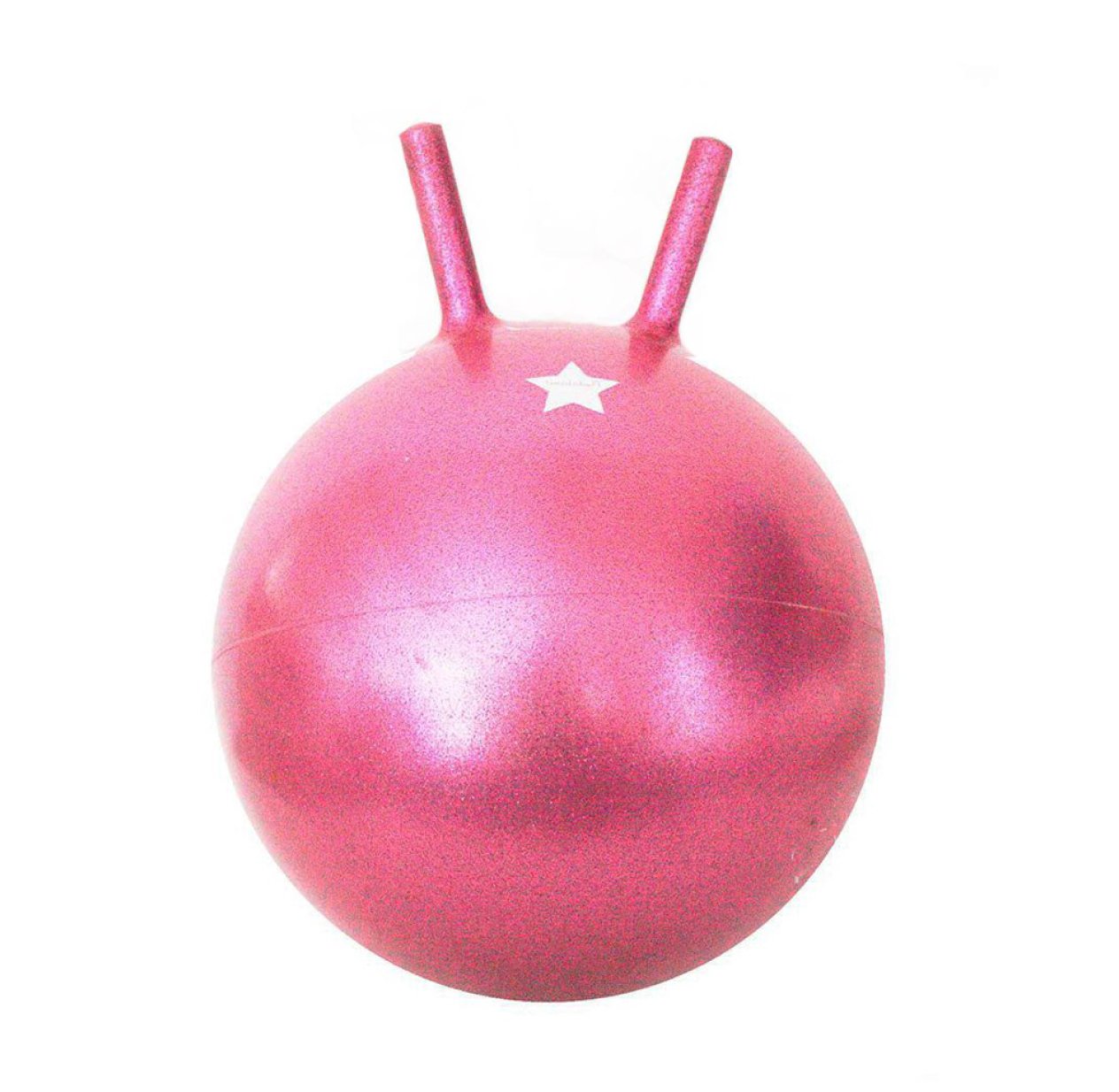 Ballon Sauteur pailleté - Rose