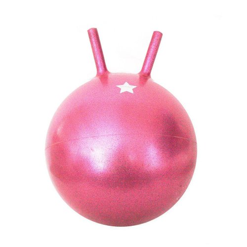 Ballon Sauteur pailleté - Rose