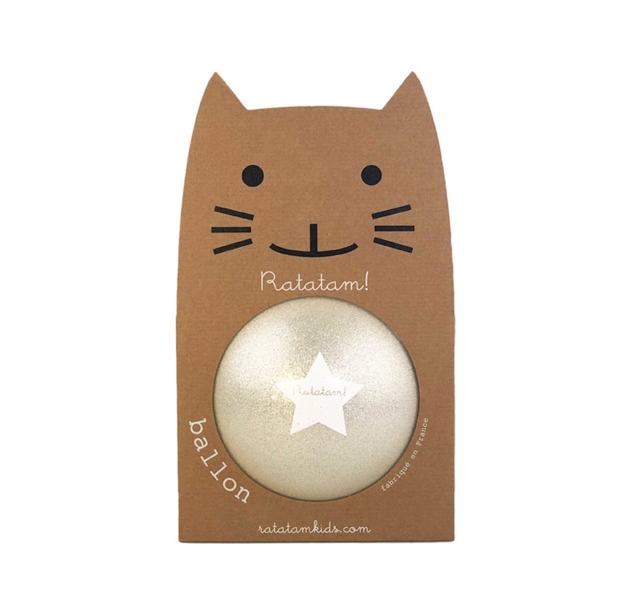 Ballon Summer pailleté 15cm - Argent