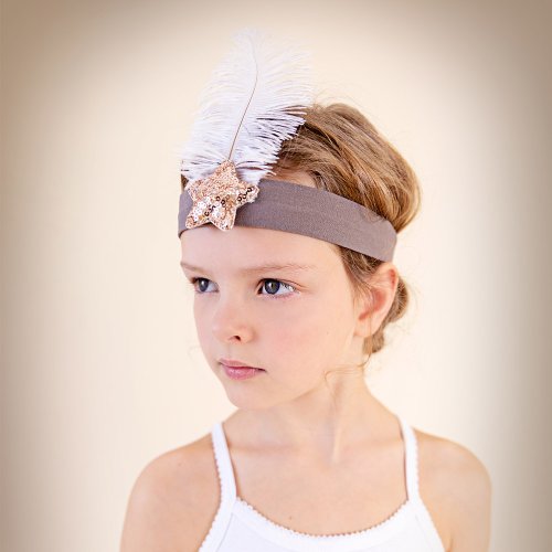 Bandeau plume & étoile