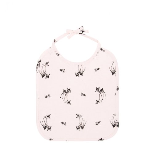 Bavoir Anna Faon - Rose clair