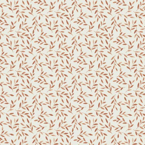 Bavoir et Couche pour Poupon Caramel Leaves