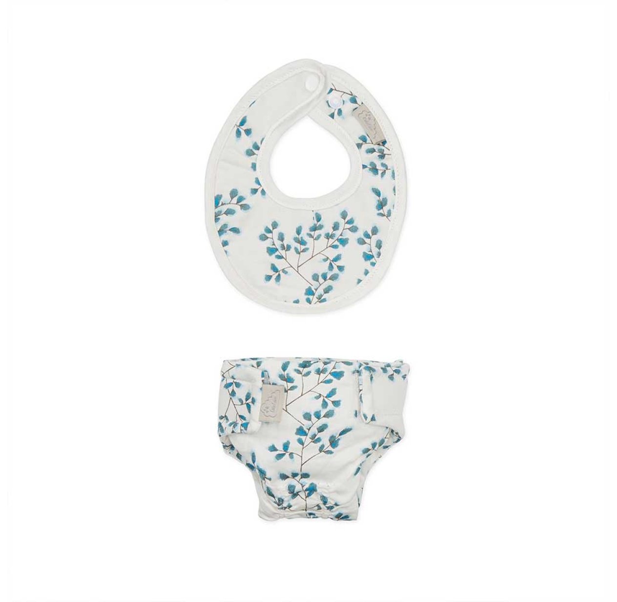 Bavoir et Couche pour Poupon Fiori