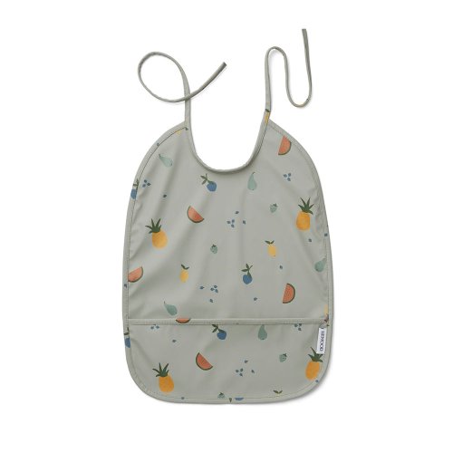 Bavoir Fruit Lai - Bleu clair