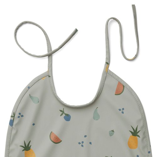 Bavoir Fruit Lai - Bleu clair