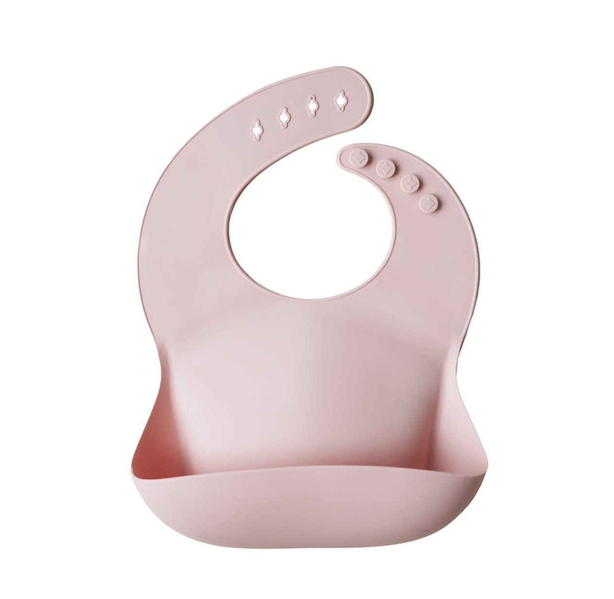 Bavoir en Silicone - Blush