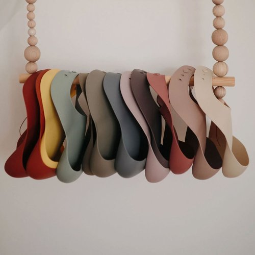 Bavoir en Silicone - Rose poudré