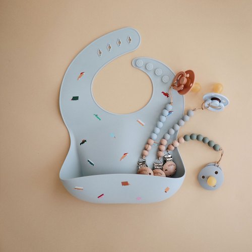 Bavoir en Silicone Voitures