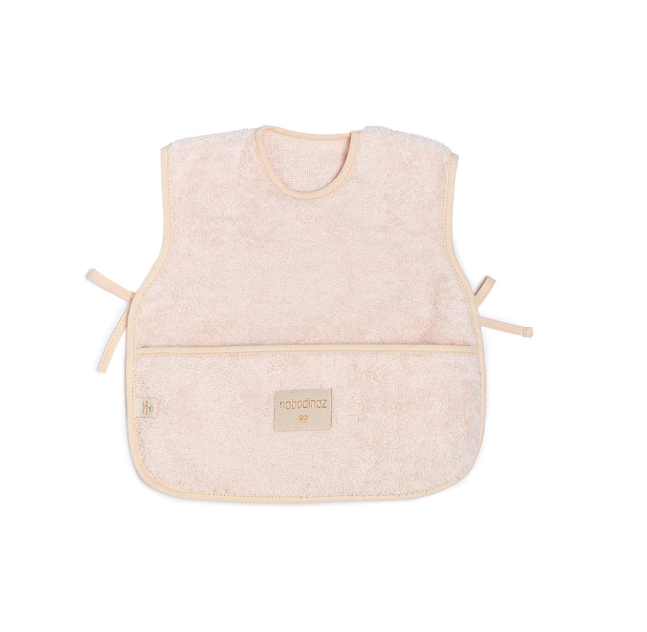 Bavoir Tablier So Cute - Rose pâle