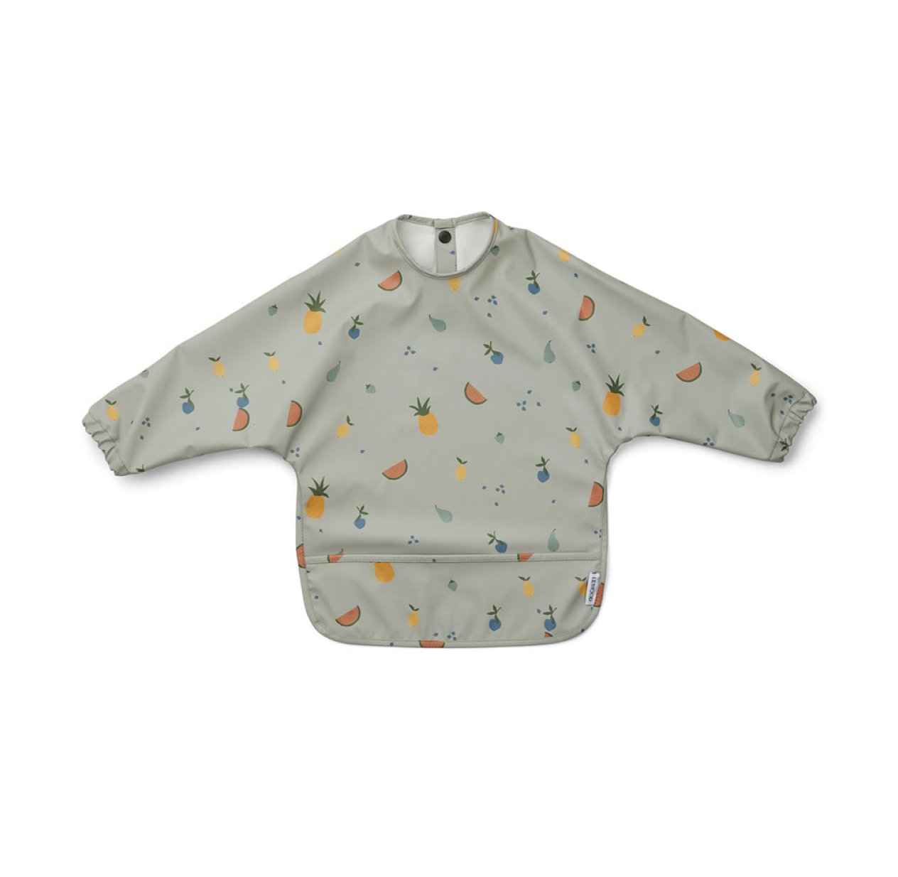 Bavoir Tablier Fruit - Bleu clair