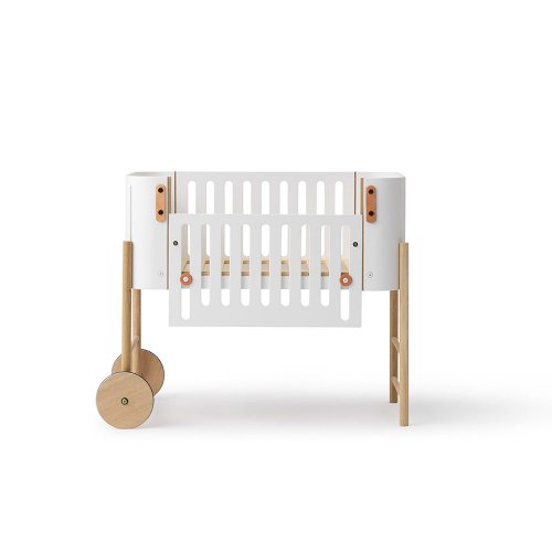 Berceau Cododo évolutif Wood - Blanc/Chêne