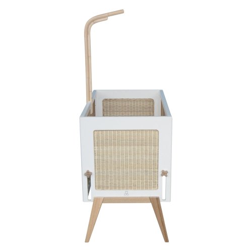 Berceau Cododo cèdre et rotin Marélia - Lune