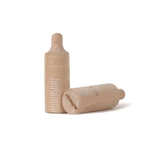 Biberon en bois pour Poupon Gordis