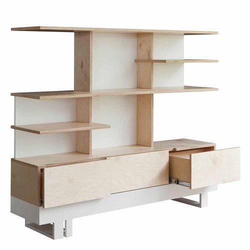 Bibliothèque The Roof - Bouleau