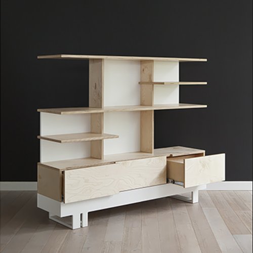 Bibliothèque The Roof - Bouleau